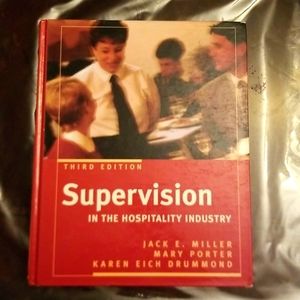 Supervisor in Hospitslity industry.